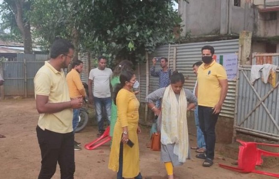 All India TMC leaders visited attacked State TMC leader Mujibar Islam Majumder's home All India TMC leaders visited attacked State TMC leader Mujibar Islam Majumder's home